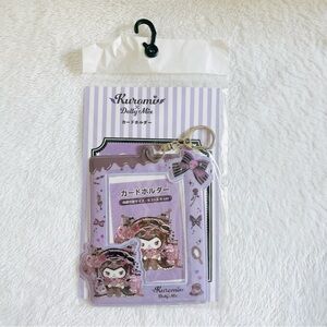 New Sanrio x Dolly Mix kuromi midnight goth lolita dress kpop photo card holder